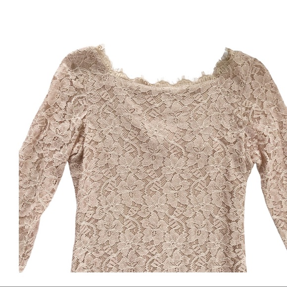 Diane Von Furstenberg Zarita Lace Sheath SZ 6 - Picture 7 of 15